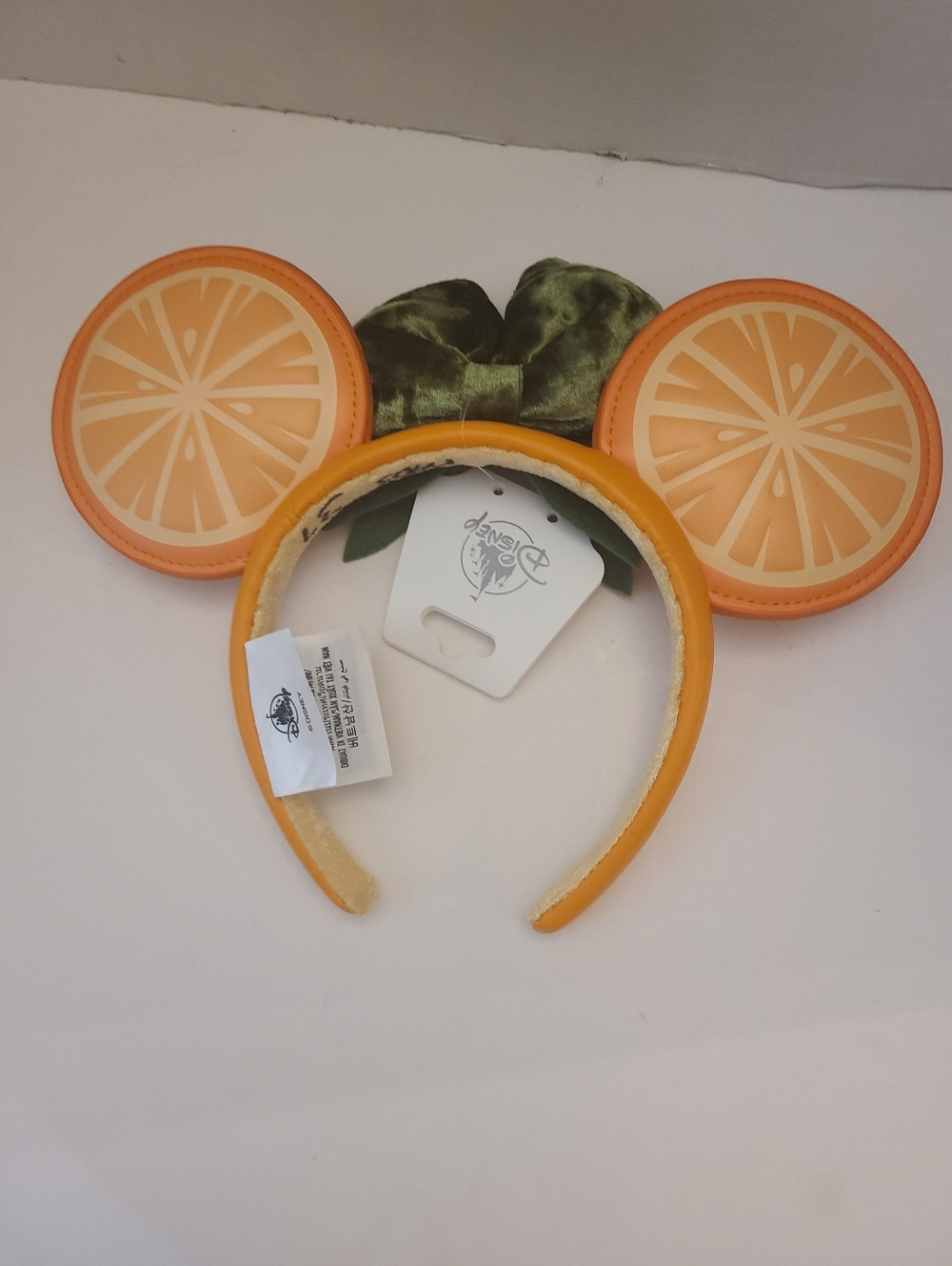 Disney Parks WDW Orange Citrus Fruit Minnie Mickey Ears Headband, New - Picture 2 of 3